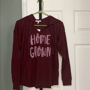 Maurices Homegrown Waffle Knit Hoodie